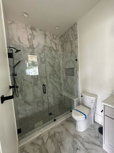 Custom glass installation