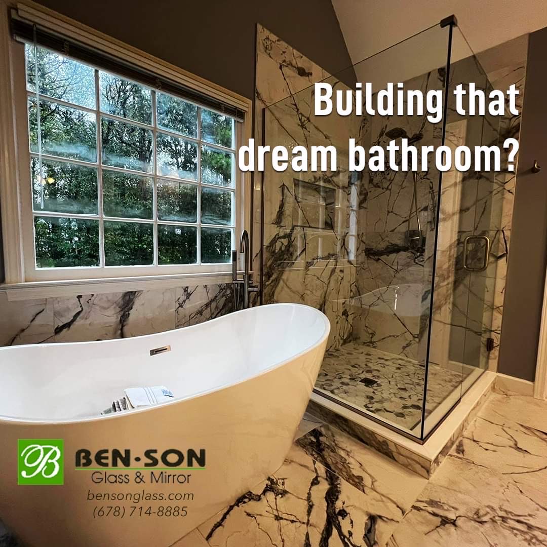 Custom glass installation