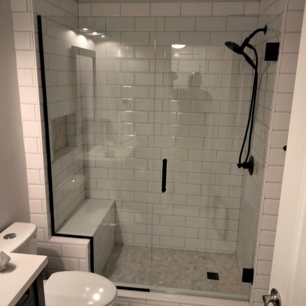 Custom glass installation