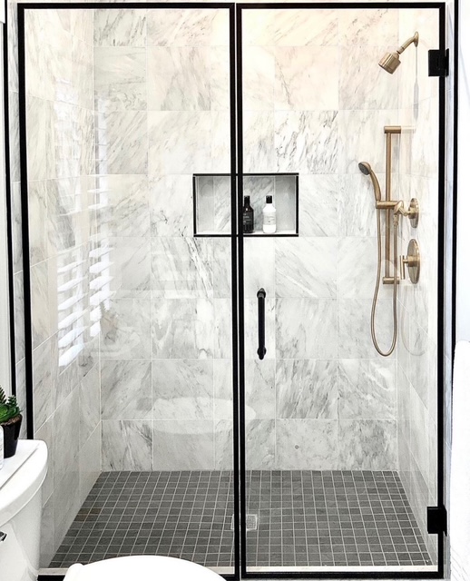 Custom glass installation