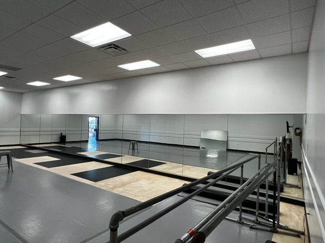 Custom glass installation